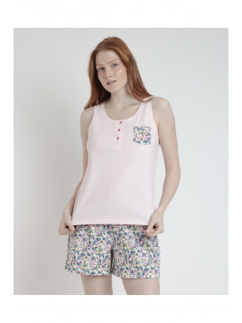 admas Sweet Garden Πυτζάμα Γυναικεία