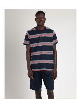 ΠΥΖΑΜΑ ΑΝΔΡΩΝ ΒΑΜΒΑΚΕΡΗ  "DO NOT DISTURB" ADMAS