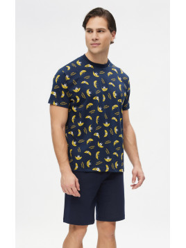 Minerva Bananas Κοντομάνικη Ανδρική Πυτζάμα