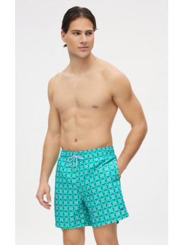 Minerva Μαγιό Βερμούδα Ανδρών Soft Εμπριμέ