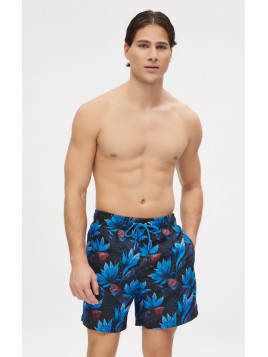 Minerva Μαγιό Βερμούδα Ανδρών Soft Εμπριμέ