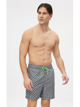 Minerva Μαγιό Βερμούδα Ανδρών Soft Εμπριμέ