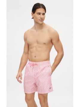 Minerva Μαγιό Βερμούδα Ανδρών Soft Εμπριμέ