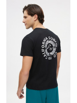 Minerva Earth Vibes Ανδρικό T-Shirt με 2 τυπώματα