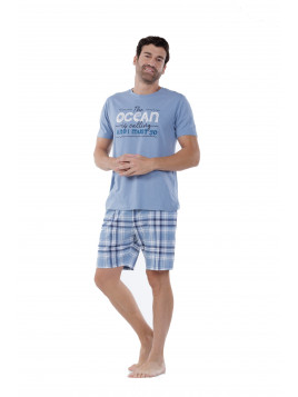 Mei Πυτζάμα Ανδρών Θερινή "Ocean"