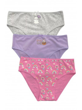 ΣΕΤ 3 ΤΕΜΑΧΙΩΝ  ΣΛΙΠ ΚΟΡΙΤΣΙΩΝ  ΒΑΜΒΑΚΕΡΑ :UNICORN" IDER