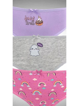 ΣΕΤ 3 ΤΕΜΑΧΙΩΝ  ΣΛΙΠ ΚΟΡΙΤΣΙΩΝ  ΒΑΜΒΑΚΕΡΑ :UNICORN" IDER