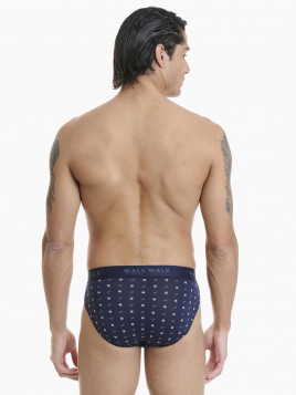 Walk Bamboo Ανδρικό Σλιπ με Σχέδια Bowling