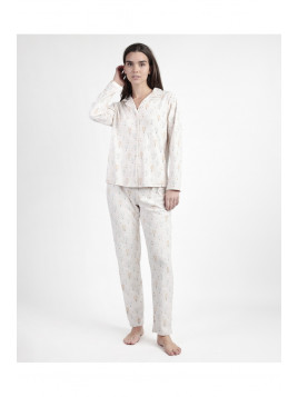 ADMAS Summer Vibes Γυναικεία Πιτζάμα Κάπρι  με Κοντά Μανίκια