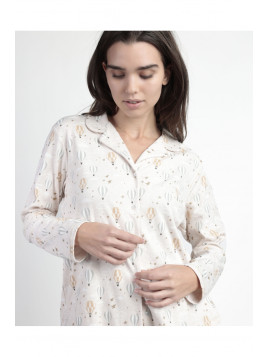 ADMAS Summer Vibes Γυναικεία Πιτζάμα Κάπρι  με Κοντά Μανίκια