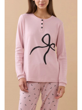 Noidinotte Πυζάμα Γυναικεία Βαμβακερή Fiocco