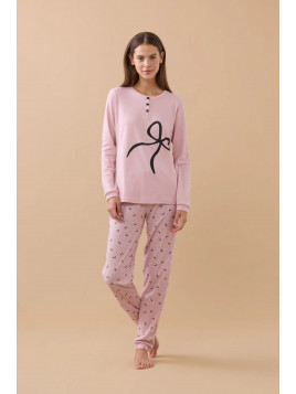 Noidinotte Πυζάμα Γυναικεία Βαμβακερή Fiocco