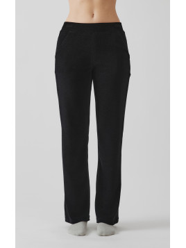 Minerva Easywear Βελούδινο Γυναικείο Παντελόνι