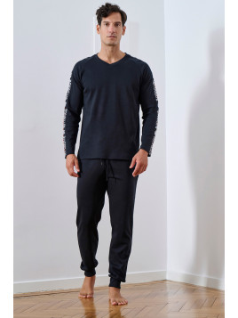 ΠΥΖΑΜΑ ΑΝΔΡ.  NTERLOCK 100%BAMBAKI