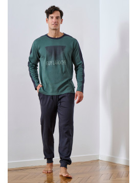 ΠΥΖΑΜΑ ΑΝΔΡ.  NTERLOCK 100%BAMBAKI