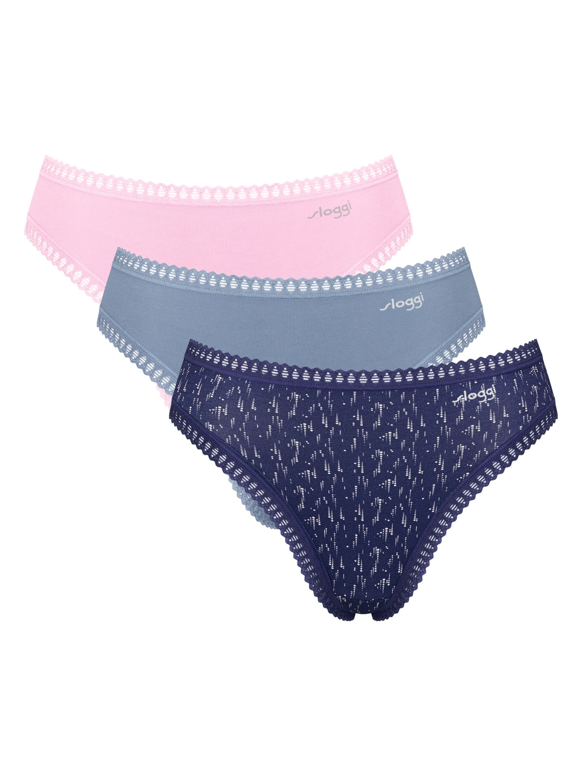 Sloggi GO Crush High leg 3Pack Slips