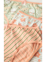 Minerva Love/Floral 3Pack Σλίπ Κοριτσιών Βαμβακερά