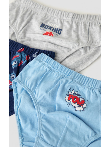 Minerva Boxing 3Pack Παιδικά  Σλιπ για Αγόρια