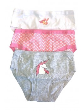 ΣΕΤ 3 ΤΕΜΑΧΙΩΝ  ΣΛΙΠ ΚΟΡΙΤΣΙΩΝ  ΒΑΜΒΑΚΕΡΑ :UNICORN" IDER