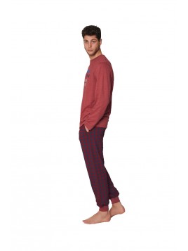 ΠΥΖΑΜΑ ΑΝΔΡΩΝ ΒΑΜΒΑΚΕΡΗ  "STAY AT HOME" ADMAS