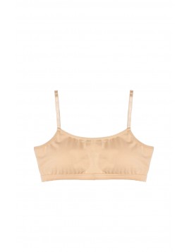 TOP BUSTO  TEEN LACE TRIM 95% ΒΑΜΒΑΚΙ - 5% ΕΛΑΣΤΑ