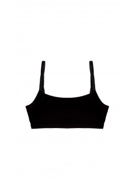 TOP BUSTO  TEEN LACE TRIM 95% ΒΑΜΒΑΚΙ - 5% ΕΛΑΣΤΑ