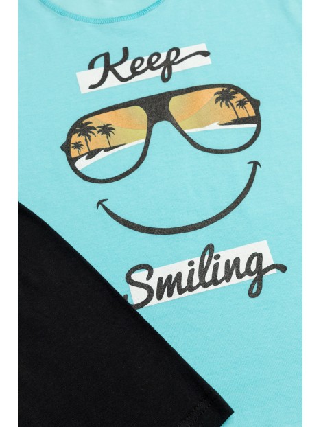 ΠΥΤΖΑΜΑ ΑΓ.KEEP SMILING S22  100%ΒΑΜΒΑΚΙ