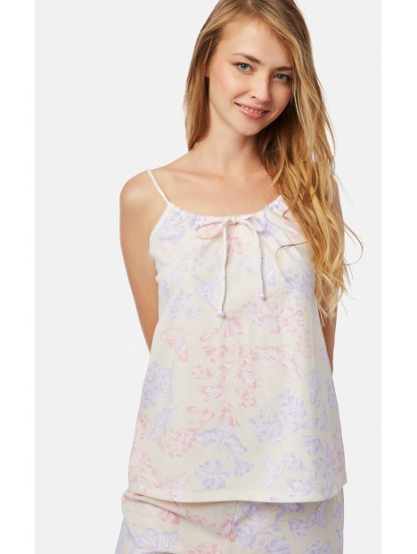 ΠΥΖΑΜΑ ΓΥΝΑΙΚΕΙΑ ΜΠΡΙΤΕΛΑ "FLORAL" MINERVA