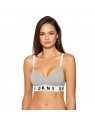 BRA PUSH UP WIRE FREE  COZY BOYFRIEND  COTTON/MODAL DKNY