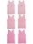 Pretty Baby Παιδικό Φανελάκι Αμάνικο για Κορίτσι Λευκό/Ροζ